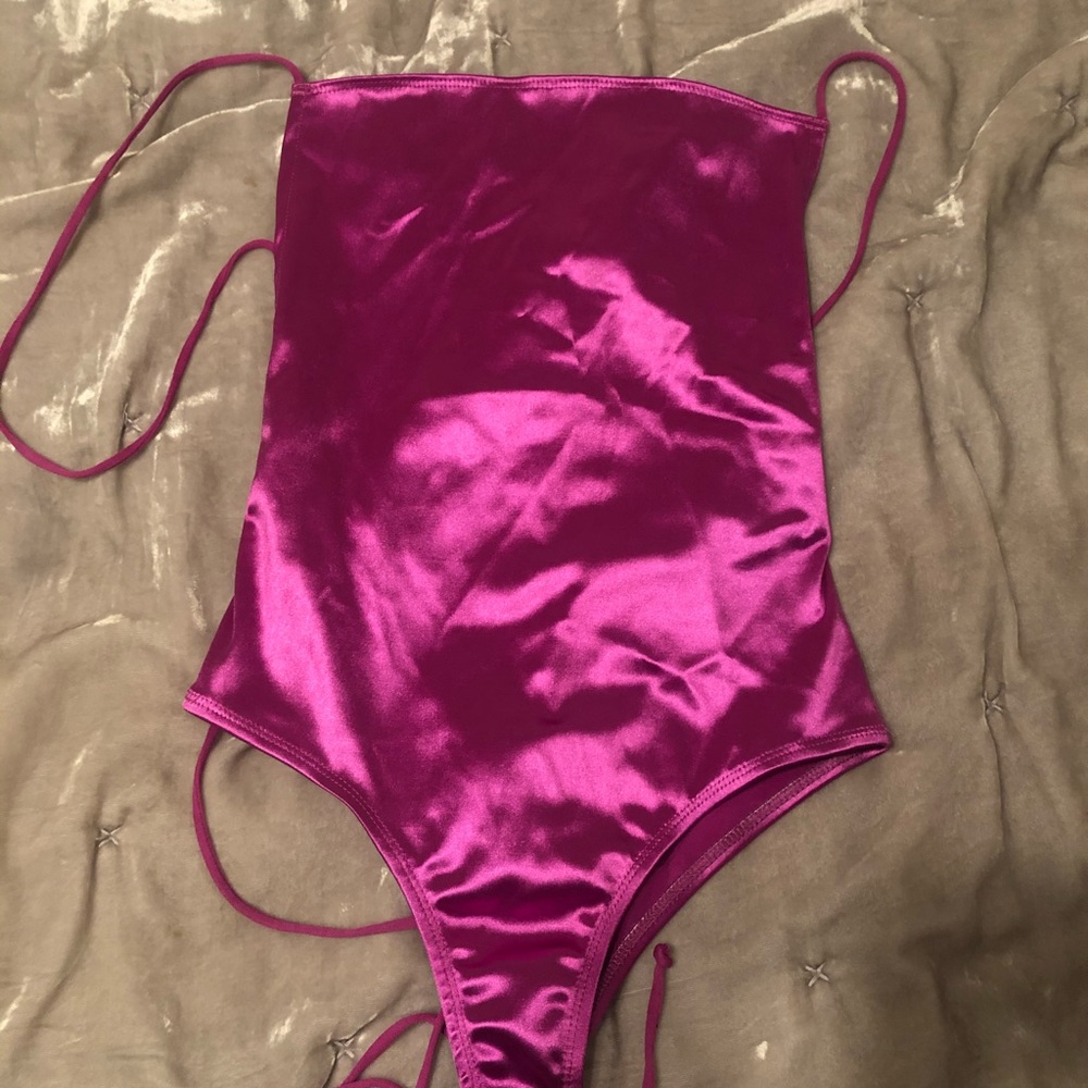 MOTELROCKS KOZA BODICE - VIOLET